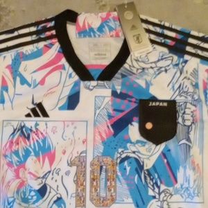 Dragon Ball Z Adidas Japan Jersey - Blue, Black, White